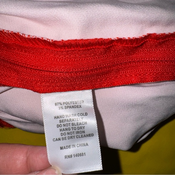 Adorable Hello Kitty red skirt with Hello Kitty print all around the bottom. - Picture 7 of 7